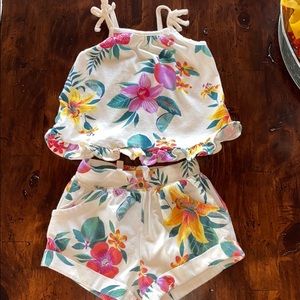 Old Navy Floral Baby Girl Outfit
